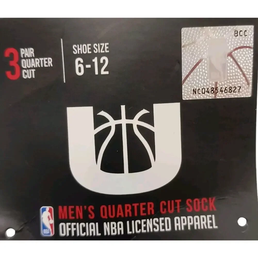 3 Pairs NBA Los Angeles Socks LAKERS Mens Sz 6-12 Low Cut‎ Ankle Sporty Official